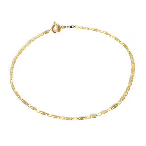 Flat Weave Chain Bracelet