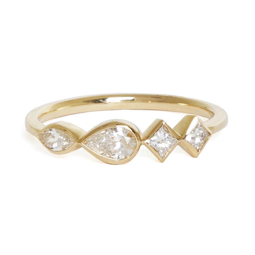 Multi Shape Diamond Ring