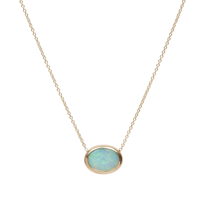 Gold and Opal Necklace