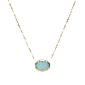 Gold and Opal Necklace