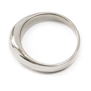 Silver Tapered Ring