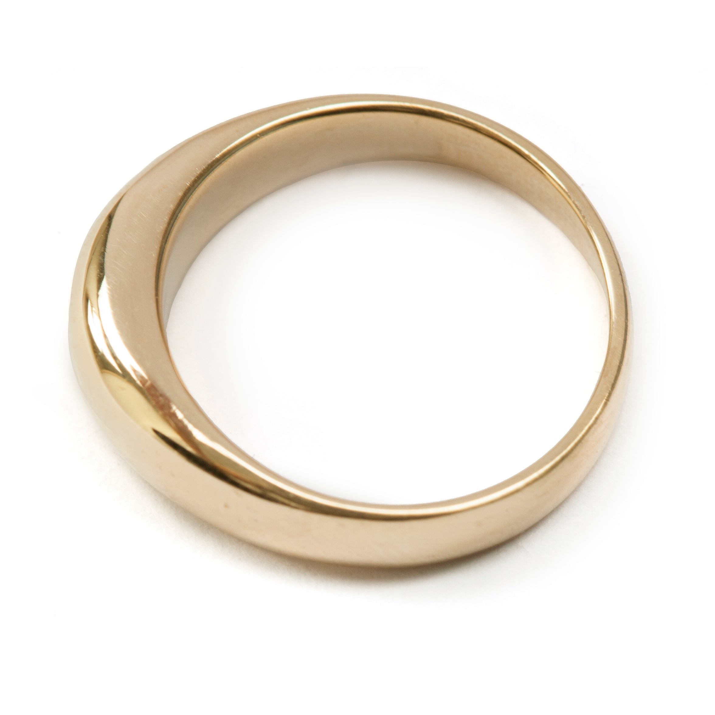Gold Tapered Ring