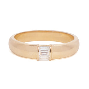 Baguette Diamond Wrapped Chunky Ring